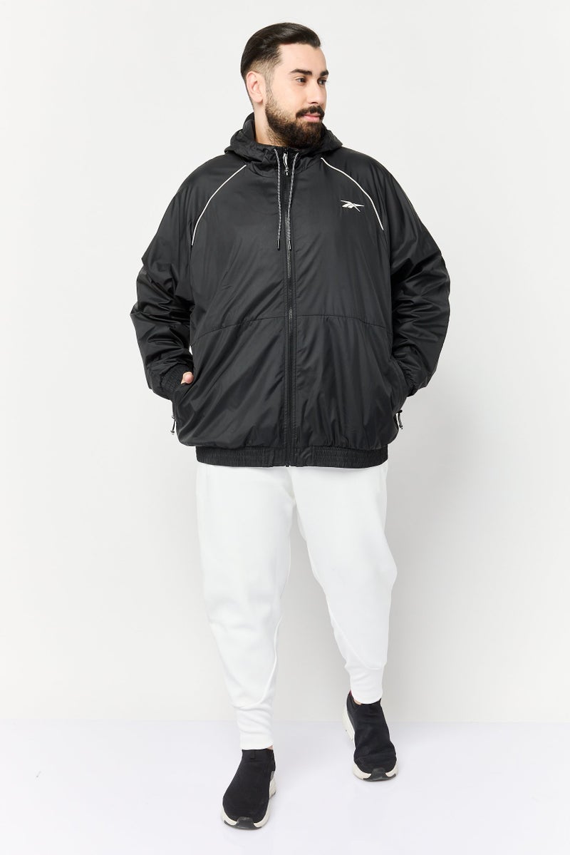 Reebok Men Sportswear Fit Hooded Training Jackets, Black - Image 2